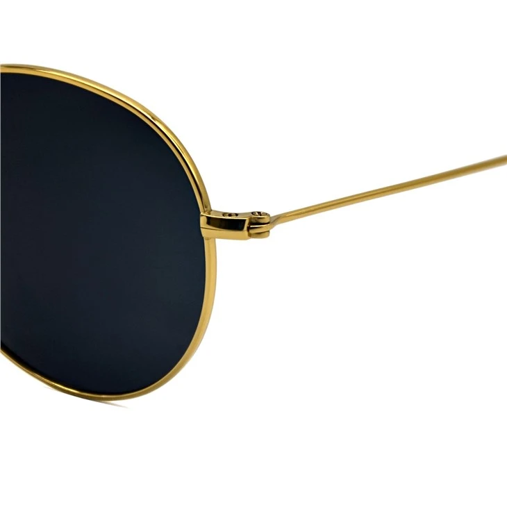 Titanium round sunglasses men women (3)(001)
